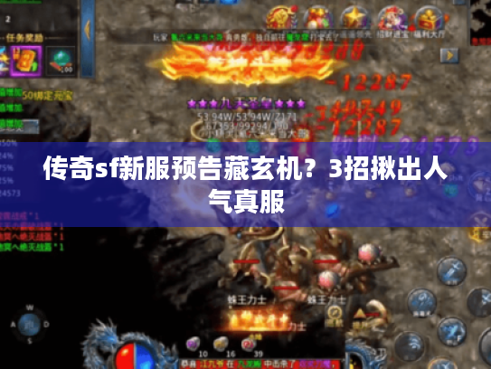 传奇sf新服预告藏玄机?3招揪出人气真服 传奇sf新服预告藏玄机?3招揪出人气真服