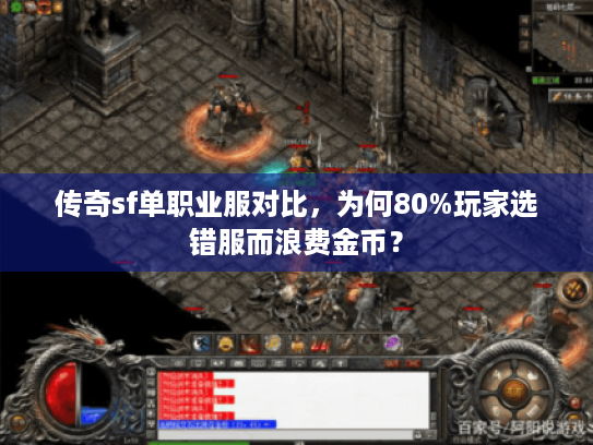 传奇sf单职业服对比,为何80%玩家选错服而浪费金币? 传奇sf单职业服对比,为何80%玩家选错服而浪费金币?