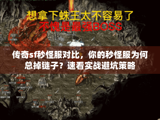 传奇sf秒怪服对比，你的秒怪服为何总掉链子？速看实战避坑策略