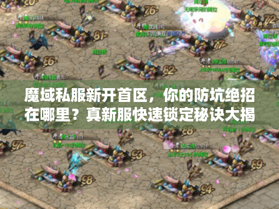 魔域私服新开首区,你的防坑绝招在哪里?真新服快速锁定秘诀大揭秘 魔域私服新开首区,你的防坑绝招在哪里?真新服快速锁定秘诀大揭秘
