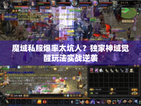 魔域私服爆率太坑人？独家神域觉醒玩法实战逆袭