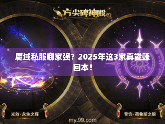 魔域私服哪家强?2025年这3家真能赚回本! 魔域私服哪家强?2025年这3家真能赚回本!