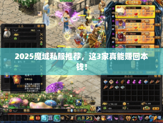 2025魔域私服推荐，这3家真能赚回本钱！