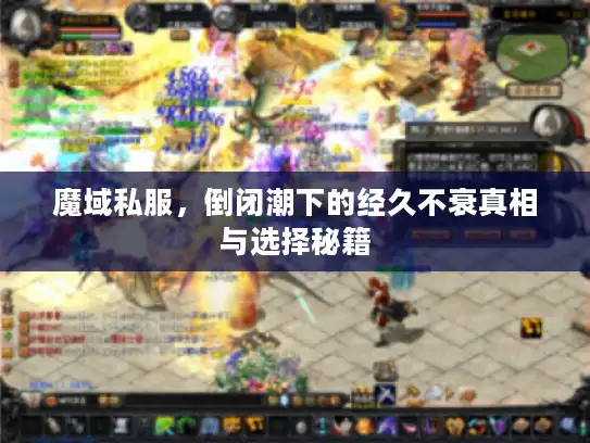 魔域私服，倒闭潮下的经久不衰真相与选择秘籍