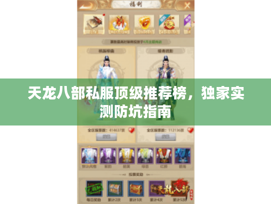天龙八部私服顶级推荐榜,独家实测防坑指南 天龙八部私服顶级推荐榜,独家实测防坑指南
