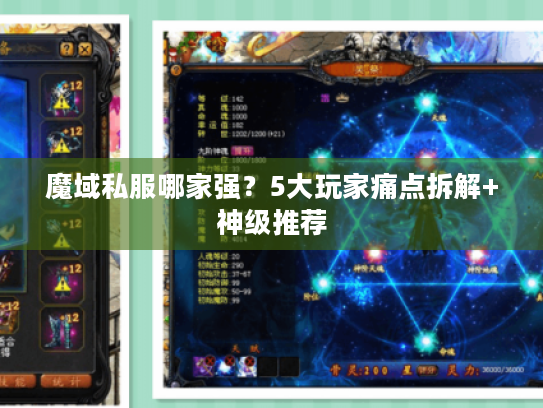 魔域私服哪家强?5大玩家痛点拆解+神级推荐 魔域私服哪家强?5大玩家痛点拆解+神级推荐