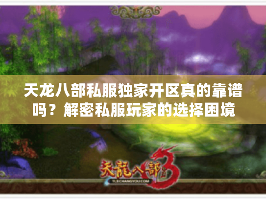 天龙八部私服独家开区真的靠谱吗?解密私服玩家的选择困境 天龙八部私服独家开区真的靠谱吗?解密私服玩家的选择困境