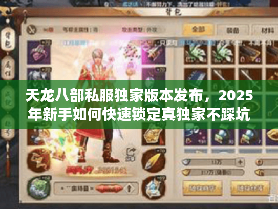 天龙八部私服独家版本发布，2025年新手如何快速锁定真独家不踩坑？