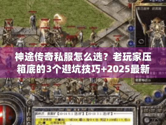 神途传奇私服怎么选?老玩家压箱底的3个避坑技巧+2025最新高人气版本清单 神途传奇私服怎么选?老玩家压箱底的3个避坑技巧+2025最新高人气版本清单