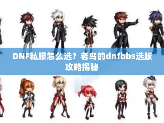 DNF私服怎么选？老鸟的dnfbbs选版攻略揭秘