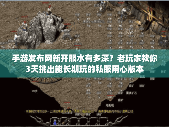 手游发布网新开服水有多深?老玩家教你3天挑出能长期玩的私服用心版本 手游发布网新开服水有多深?老玩家教你3天挑出能长期玩的私服用心版本