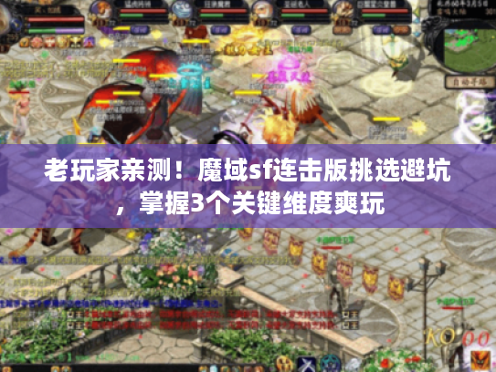 老玩家亲测！魔域sf连击版挑选避坑，掌握3个关键维度爽玩