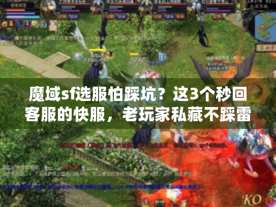 魔域sf选服怕踩坑?这3个秒回客服的快服,老玩家私藏不踩雷 魔域sf选服怕踩坑?这3个秒回客服的快服,老玩家私藏不踩雷
