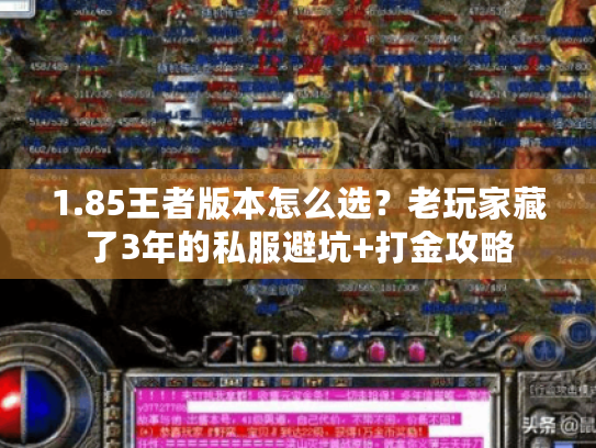 1.85王者版本怎么选?老玩家藏了3年的私服避坑+打金攻略 1.85王者版本怎么选?老玩家藏了3年的私服避坑+打金攻略