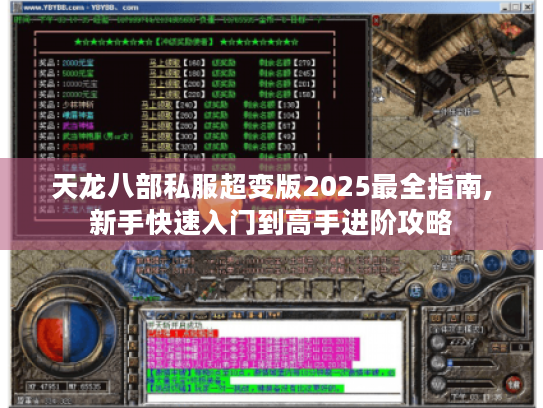 天龙八部私服超变版2025最全指南,新手快速入门到高手进阶攻略 天龙八部私服超变版2025最全指南,新手快速入门到高手进阶攻略