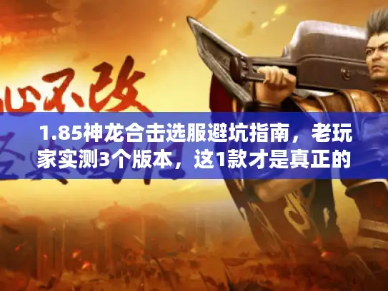1.85神龙合击选服避坑指南，老玩家实测3个版本，这1款才是真正的复古味？