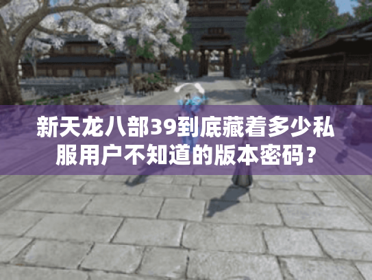 新天龙八部39到底藏着多少私服用户不知道的版本密码? 新天龙八部39到底藏着多少私服用户不知道的版本密码?