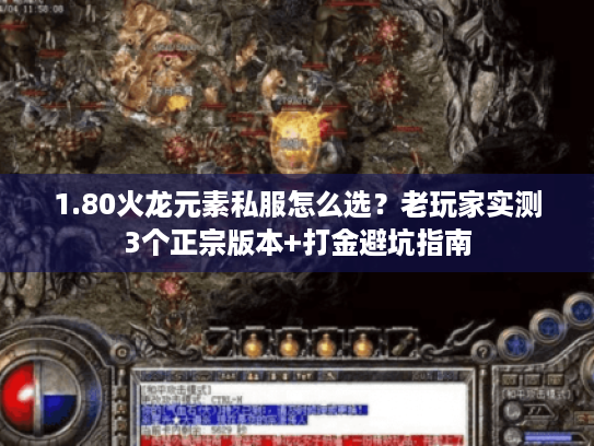 1.80火龙元素私服怎么选？老玩家实测3个正宗版本+打金避坑指南