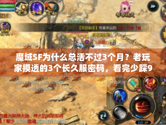 魔域SF为什么总活不过3个月?老玩家摸透的3个长久服密码,看完少踩90%坑 魔域SF为什么总活不过3个月?老玩家摸透的3个长久服密码,看完少踩90%坑