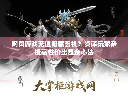 网页游戏充值暗藏玄机?资深玩家亲授高性价比氪金心法 网页游戏充值暗藏玄机?资深玩家亲授高性价比氪金心法