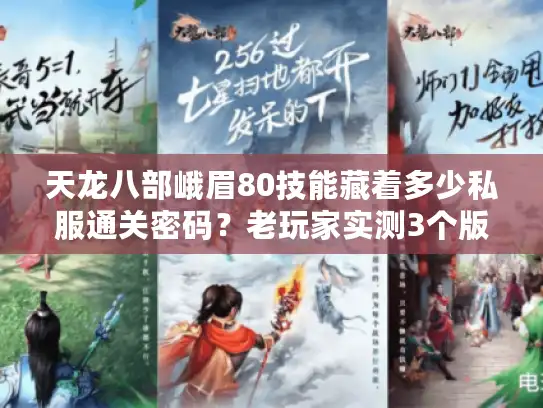 天龙八部峨眉80技能藏着多少私服通关密码?老玩家实测3个版本的致命差异 天龙八部峨眉80技能藏着多少私服通关密码?老玩家实测3个版本的致命差异