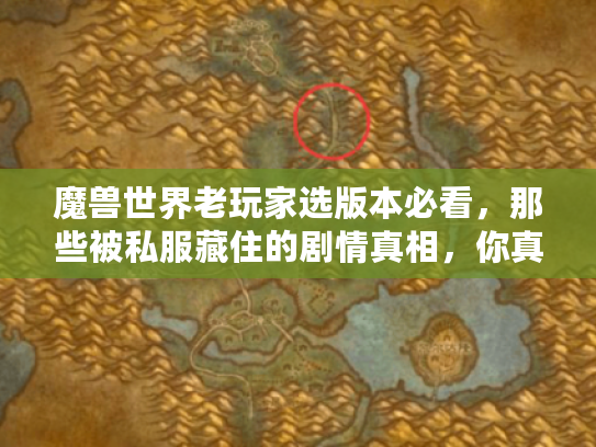 魔兽世界老玩家选版本必看，那些被私服藏住的剧情真相，你真的懂吗？