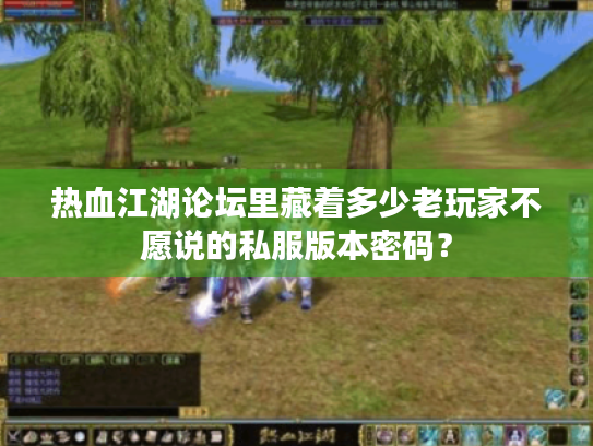 热血江湖论坛里藏着多少老玩家不愿说的私服版本密码？