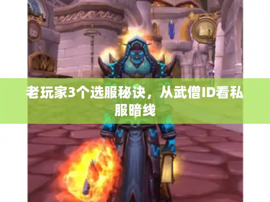 老玩家3个选服秘诀,从武僧ID看私服暗线 老玩家3个选服秘诀,从武僧ID看私服暗线