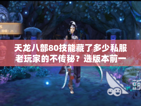 天龙八部80技能藏了多少私服老玩家的不传秘？选版本前一定要看的实战拆解