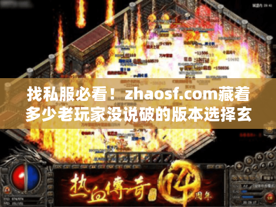 找私服必看!zhaosf.com藏着多少老玩家没说破的版本选择玄机? 找私服必看!zhaosf.com藏着多少老玩家没说破的版本选择玄机?