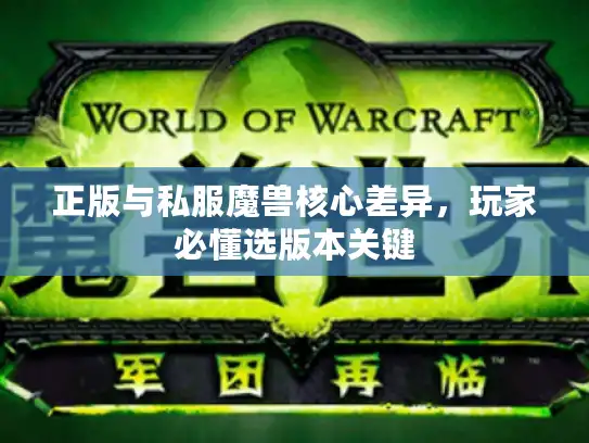 正版与私服魔兽核心差异，玩家必懂选版本关键