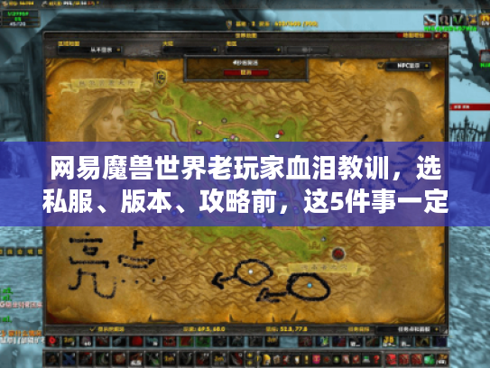 网易魔兽世界老玩家血泪教训，选私服、版本、攻略前，这5件事一定要先搞懂