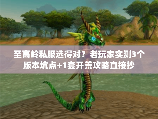 至高岭私服选得对?老玩家实测3个版本坑点+1套开荒攻略直接抄 至高岭私服选得对?老玩家实测3个版本坑点+1套开荒攻略直接抄