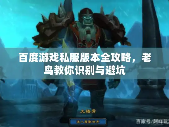 百度游戏私服版本全攻略,老鸟教你识别与避坑 百度游戏私服版本全攻略,老鸟教你识别与避坑