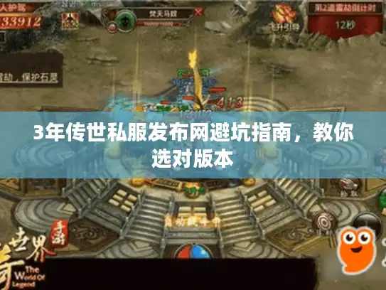 3年传世私服发布网避坑指南，教你选对版本