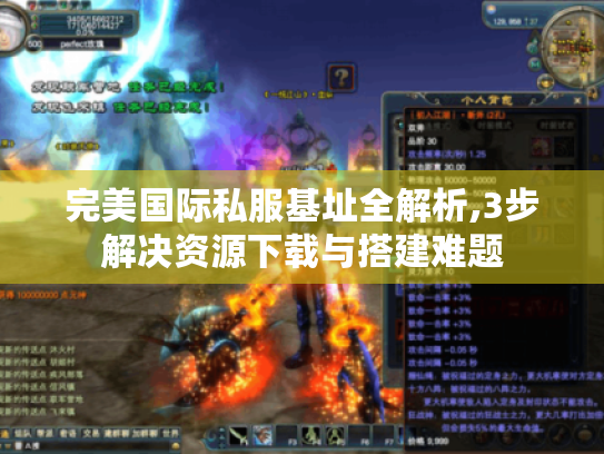 完美国际私服基址全解析,3步解决资源下载与搭建难题