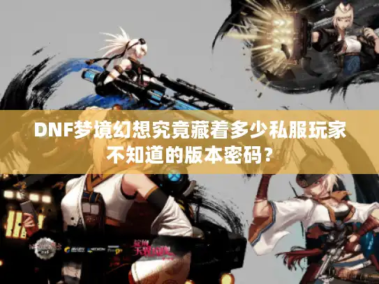 DNF梦境幻想究竟藏着多少私服玩家不知道的版本密码? DNF梦境幻想究竟藏着多少私服玩家不知道的版本密码?