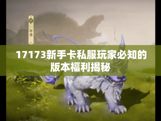 17173新手卡私服玩家必知的版本福利揭秘