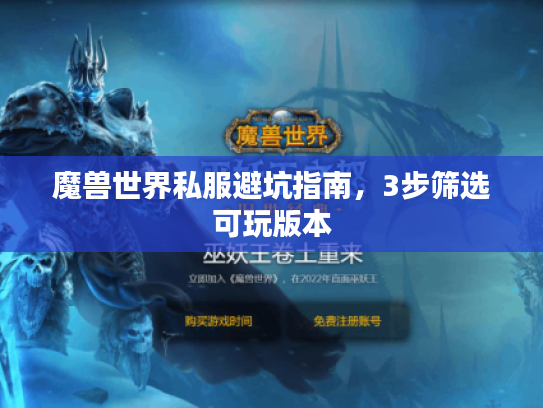 魔兽世界私服避坑指南，3步筛选可玩版本