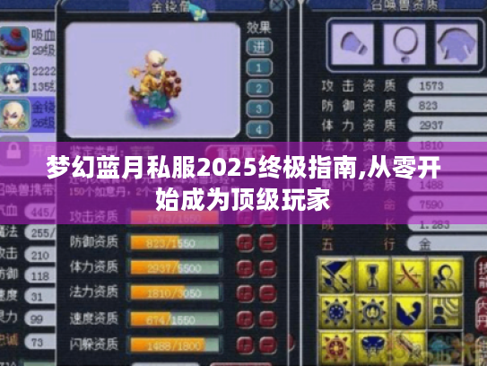 梦幻蓝月私服2025终极指南,从零开始成为顶级玩家 梦幻蓝月私服2025终极指南,从零开始成为顶级玩家
