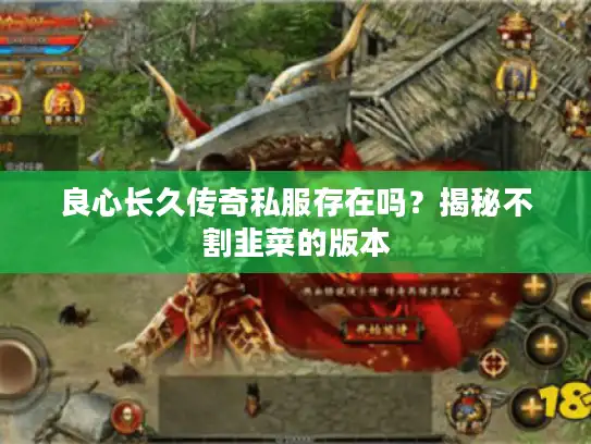 良心长久传奇私服存在吗？揭秘不割韭菜的版本