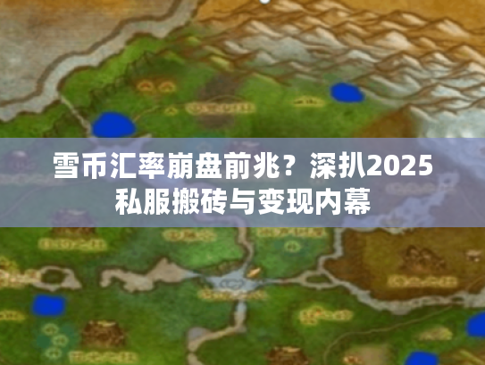 雪币汇率崩盘前兆？深扒2025私服搬砖与变现内幕
