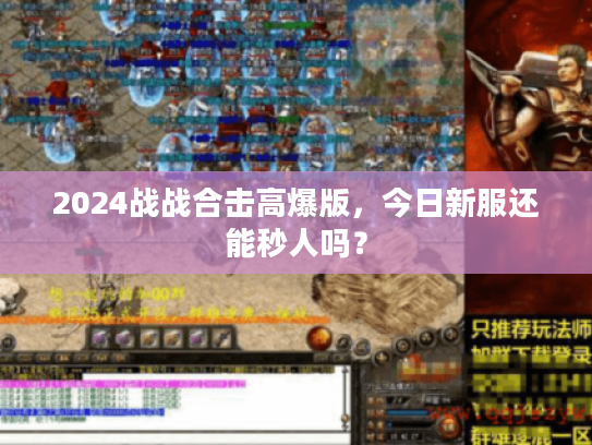 2024战战合击高爆版，今日新服还能秒人吗？