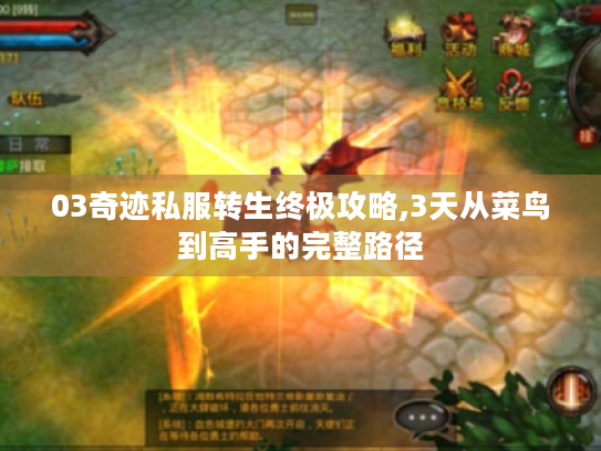 03奇迹私服转生终极攻略,3天从菜鸟到高手的完整路径 03奇迹私服转生终极攻略,3天从菜鸟到高手的完整路径