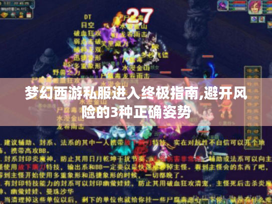 梦幻西游私服进入终极指南,避开风险的3种正确姿势 梦幻西游私服进入终极指南,避开风险的3种正确姿势