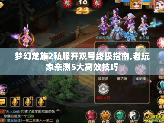 梦幻龙族2私服开双号终极指南,老玩家亲测5大高效技巧 梦幻龙族2私服开双号终极指南,老玩家亲测5大高效技巧