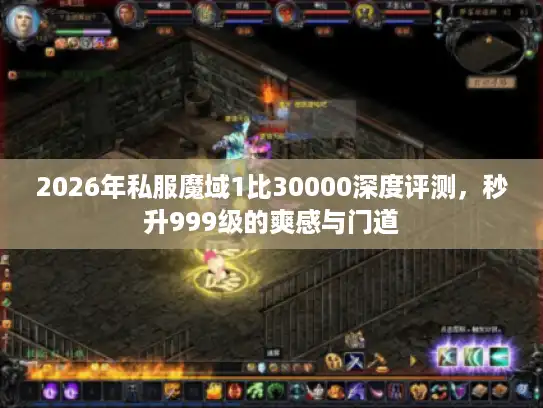 2026年私服魔域1比30000深度评测，秒升999级的爽感与门道