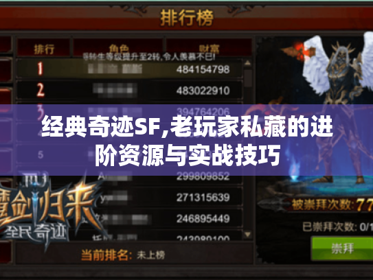 经典奇迹SF,老玩家私藏的进阶资源与实战技巧 经典奇迹SF,老玩家私藏的进阶资源与实战技巧