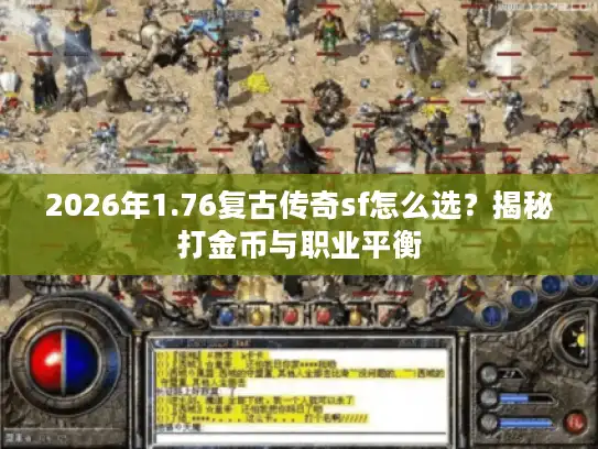 2026年1.76复古传奇sf怎么选？揭秘打金币与职业平衡