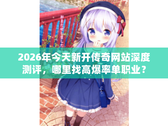 2026年今天新开传奇网站深度测评，哪里找高爆率单职业？